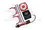 GPM Red Aluminium Motor Heat Sink Set w/ Cooling Fan for SLE038A SLE018FANA-R