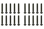 Team Associated 3x22mm Fine Thread Button Head Screws 10Pcs 25189
