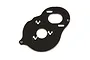 Element RC Stealth(R) X Black Aluminium Motor Plate 42029