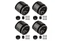 Element RC 1.55" Enduro Trigon Black Beadlock Rims 4Pcs 42111