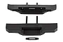 Two black plastic RC bumpers and a small fairlead accessory for the Element RC Sendero, shown against a white background.