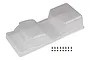 Unpainted clear polycarbonate inner fender set for Element RC Sendero with included mounting hardware.