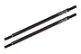 Two black steel RC suspension linkages with threaded ends and 114 FT branding, isolated on a white background.
