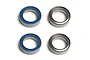 Factory Team 10x15x4mm Rubber Shielded Ball Bearings 4Pcs 91563