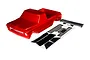 Traxxas 1/10 Chevrolet C10 Red Painted Body Shell w/ Rear Wing & Decals 9411R