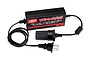 Traxxas 40W AC to DC power converter with a black brick, power cord, and a cigarette lighter style DC output socket.