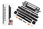 Traxxas Chevrolet C10 accessory set including black bumpers, grille, light buckets, and decal sheet on a white background.