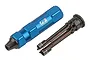 Factory Team 7-piece hex driver set featuring a blue anodized aluminum handle and a collection of interchangeable hex bits.