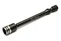A black 7.0mm nut driver bit for power tools, featuring a hexagonal shank and a silver-accented socket end.