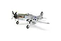 E-Flite RC Plane P-51D Mustang 1.2m Warbird BNF Basic with AS3X and Safe Select Technology - June Nite EFL89500