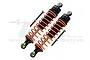 GPM Black Aluminium 102mm Heavy Duty Front Adjustable Shocks 2Pcs MAG102F-BK-OR
