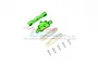 GPM Blue Aluminium Front Lower Suspension Arm Tie Bar Set TXMS008-G