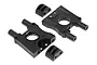 HPI Racing differential mount set for Trophy Buggy/Truggy, featuring two main black plastic mounts and two smaller curved support pieces.