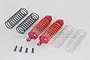 GPM Red Aluminium 102mm Rear Adjustable Shocks 2Pcs SLA102R-R-OR