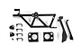A set of black plastic scale accessory parts for a Traxxas 1/18 Land Rover Defender, including a roof rack bracket, light mounts, and trim pieces.
