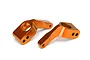 Traxxas Orange Aluminium Rear Hubs 2Pcs w/ Rubber Shielded Bearings 3652T