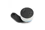Losi DBXL 2.0 complete air filter and mount set featuring a black plastic intake elbow, a cylindrical foam filter element, and two metal body clips.
