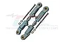 GPM Grey Aluminium & Stainless Steel Adjustable Rear Turnbuckles 2Pcs MAF057S-GS