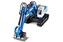 HuiNa 1558 Excavator RC Construction Vehicle Electric 1/18 Scale RTR - Blue 1558-BLUE