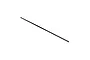 A single straight black carbon fiber wing tube for an RC airplane, shown against a plain white background.