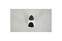 A white and grey foam nose cone for an RC plane, centered on a white background.