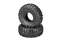 Two black JConcepts 2.2 inch Ruptures performance scaling RC crawler tyres stacked on a white background.