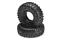 Two JConcepts 1.9 inch Ruptures performance crawler tyres stacked on a white background.