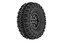Pro-Line 1.0" Trencher Tyres on Black Impulse Bead-Loc Rims - Beadlocked Wheels 4Pcs PRO1020910