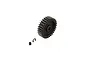 ARRMA 31T 1Mod Safe-D5 pinion gear with a small grub screw and E-clip on a white background.
