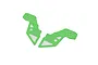 Losi Green Aluminium Front Chassis Plates 2Pcs LOS241059