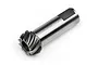 A metal 10T spiral bevel gear for an HPI Trophy Truggy, shown in a studio product shot against a white background.