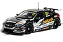 Scalextric 1/32 scale Honda Civic Type R BTCC 2021 slot car, number 52, driven by Gordon Shedden, in black and white livery with Halfords and Cataclean branding.