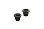 Two black ARRMA ball ends for RC shock absorbers shown against a white background.