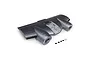 E-Flite centre wing section for an RC plane, featuring a grey foam construction with integrated motor nacelles and included small hardware components.