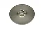 A circular metal slipper clutch hub plate for an RC car, featuring a central keyed hole.