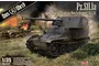 Box art for a 1/35 scale Das Werk Pz.Sfl.Ia plastic model kit showing a German self-propelled anti-tank gun in a battlefield scene.