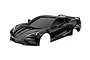 Traxxas 1/10 4-Tec Chevrolet Corvette Stingray Black Painted Body Shell 9311A