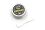 A small round metal tin of Yeah Racing Anti-Wear Metal Grease with a white plastic applicator spatula on a white background.