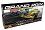 Scalextric Grand Prix slot car set box featuring a Lotus 98T and a Lotus 99T racing on a track.