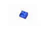 A small, transparent blue plastic case for an EasyLap RC transponder, featuring the brand name embossed on the side.