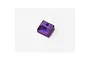 A small, transparent purple plastic transponder case for an RC car, featuring the embossed text EZLAP on the top surface.