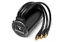HPI Racing Scream brushless motor for RC vehicles, featuring a black cylindrical casing, three black wires, and gold-plated bullet connectors.