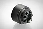 A black metal RGT differential case component shown from an angled perspective against a white background.