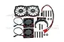 GPM Black Aluminium Adjustable Motor Heatsink w/ Dual Cooling Fans MAKX018FANA-BK