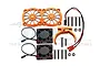 GPM Orange Aluminium Adjustable Motor Heatsink w/ Dual Cooling Fans MAKX018FANA-OR