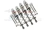 GPM Silver Aluminium Front & Rear Adjustable Shocks Set MAK115135FR-S-S