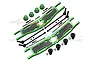 GPM Green Aluminium Drivetrain & Suspension Upgrade Set SLE55561033-G