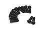 BlackZon 2.6x8mm Coarse Thread Button Head Screws 12Pcs 540153
