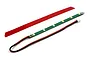 BlackZon DB rear roof LED light strip with a green circuit board, red and black wires, a white connector, and a separate red adhesive strip.