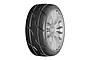 GRP 3.1" GT-K03 Revo XB3 Soft Compound Tyres on Silver Spoke Flex Rims - Glued Wheels 2Pcs GTK03-XB3